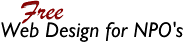 Free Web Design for NPO's Logo