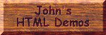 John's HTML Demos Logo